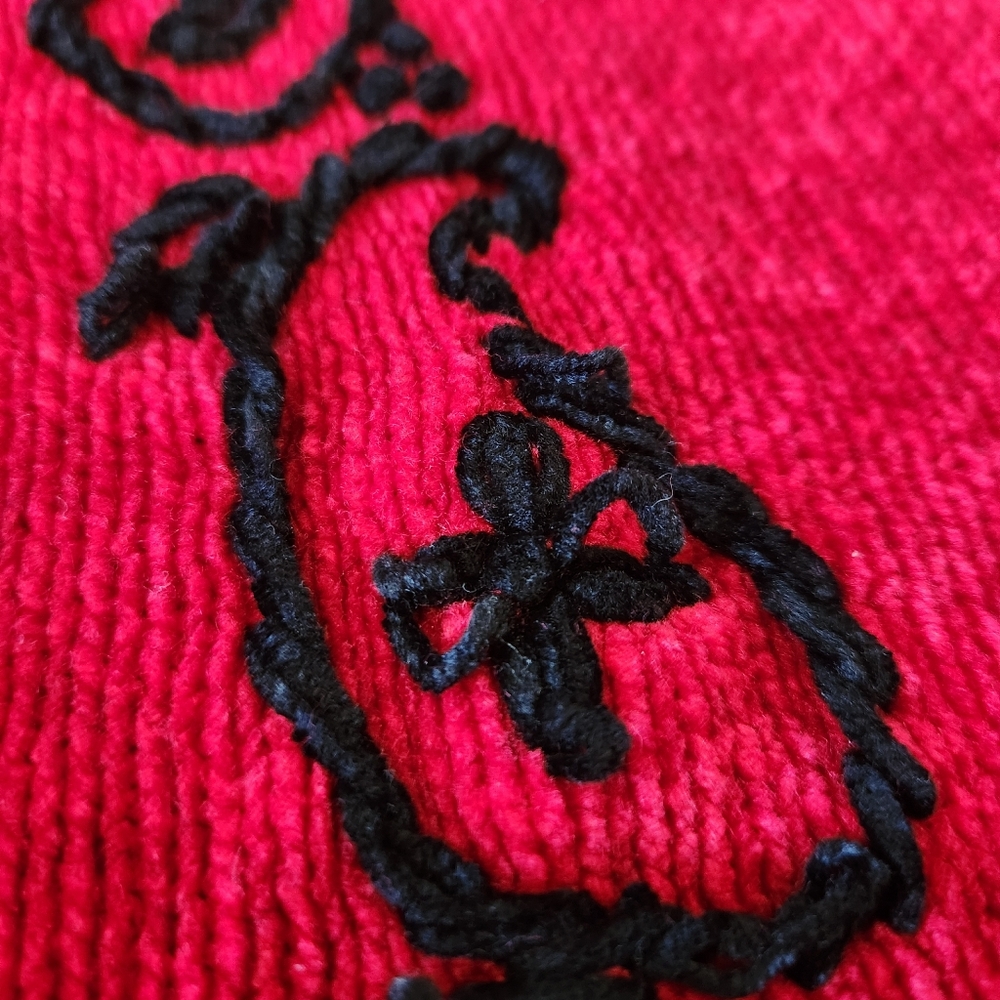 Vtg Pendleton Knockabouts Knit Embroidered Sweater Cadigan Vest Large Western - Picture 3 of 10